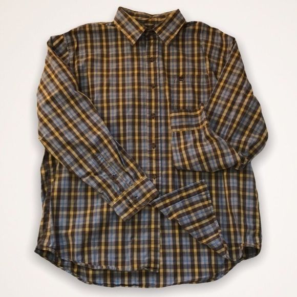 TIMBERLAND Button Down Plaid Shirt - Picture 1 of 6